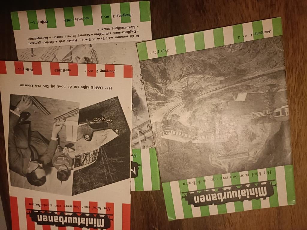 Miniatuurbanen Tijdschriften - Jaren '50, Hobby en Vrije tijd, Modeltreinen | H0, Ophalen of Verzenden