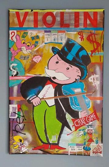 Popart monopoly art Kunst  beschikbaar voor biedingen