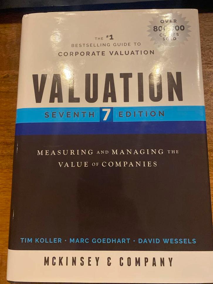 Valuation - 7e editie - Nieuw Boek, Boeken, Studieboeken en Cursussen, Nieuw, HBO, Beta, Ophalen of Verzenden