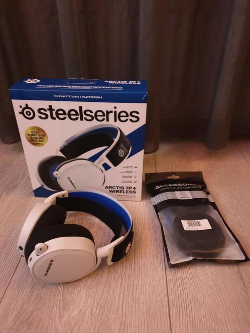 Steelseries Arctis 7P+ headset koptelefoon PS5 (nieuw), Spelcomputers en Games, Spelcomputers | Sony PlayStation Consoles | Accessoires