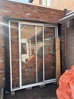 Schuifdeur wit, Tuin en Terras, Tuinhuizen, Ophalen of Verzenden, Nieuw, Hout