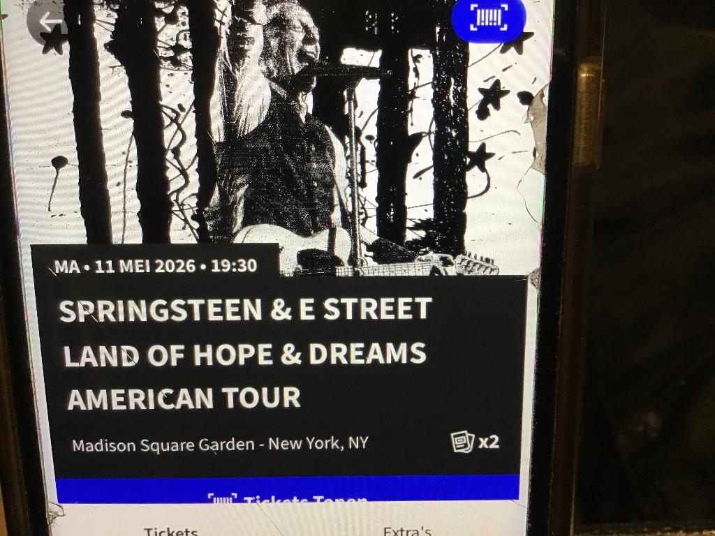 Bruce Springsteen, Twee personen, Mei, Rock of Poprock