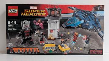 Lego Marvel 76051 Super Heroes Airport Battle NIEUW RETIRED  beschikbaar voor biedingen