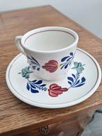 boerenbont, Villeroy en Boch, 6 x kop en schotel, Huis en Inrichting, Keuken | Servies, Ophalen, Zo goed als nieuw, Kop(pen) en/of Schotel(s)