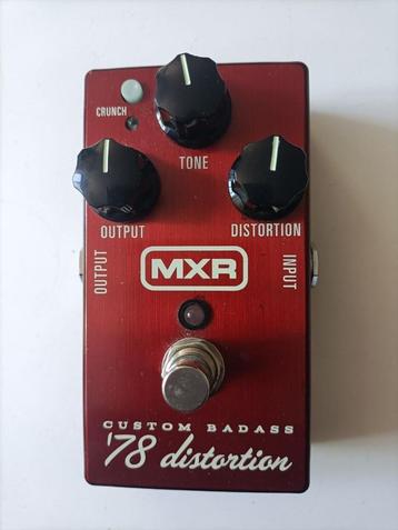 MXR M78 Custom Badass 78 Distortion beschikbaar voor biedingen