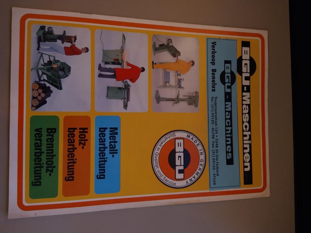 BGU-Maschinen Folder, Overige merken, Gebruikt, Ophalen of Verzenden, Groter dan 1:32