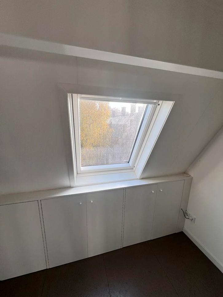 2 x Velux Dakraam Rolgordijn - Crème - 78x98cm, Doe-het-zelf en Verbouw, Glas en Ramen, Zo goed als nieuw, Dakraam, 80 tot 120 cm