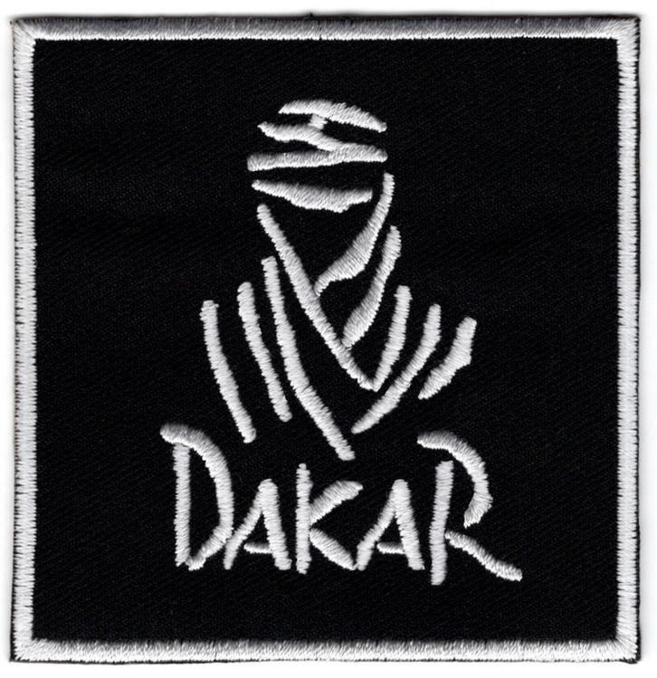 Dakar Rally stoffen opstrijk patch embleem #1, Verzamelen, Automerken, Motoren en Formule 1, Nieuw, Auto's, Ophalen of Verzenden