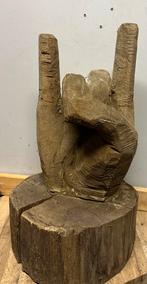 Sign of the horns, Antiek en Kunst, Kunst | Beelden en Houtsnijwerken, Ophalen of Verzenden