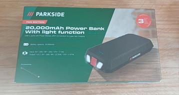 Parkside 20.000mAh Power Bank - Nieuw in doos! beschikbaar voor biedingen