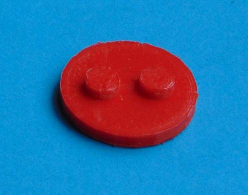 Voetstuk voor Lego figuren, rood - 3D-print, Kinderen en Baby's, Speelgoed | Bouwstenen, Nieuw, Overige merken, Verzenden