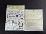 Stampin Up Snow Place en Snow Friends Framelits dies, Ophalen of Verzenden, Gebruikt, Clearstamp