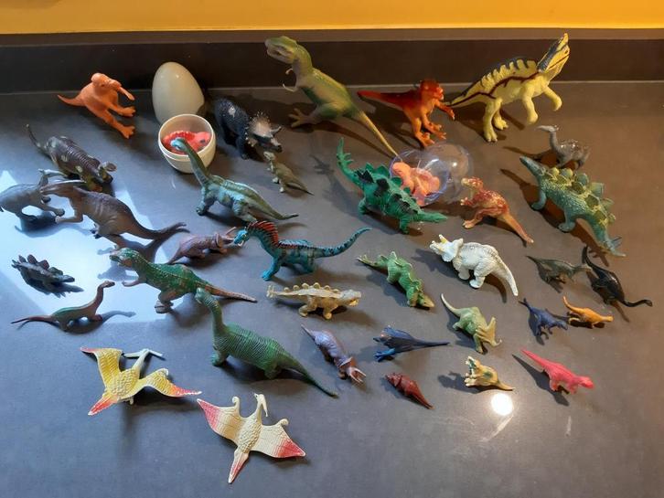 Verzameling dino's & skeletten, Verzamelen, Speelgoed, Gebruikt, Ophalen of Verzenden