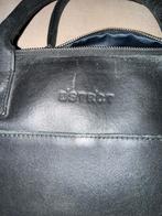 DSTRCT State Street Zwarte Leren Workingbag, Ophalen of Verzenden, 17 inch of meer, Gebruikt, Aktetas