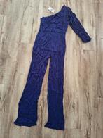 Prachtige, nieuwe paarse jumpsuit wijde pijpen van Mango, M., Maat 38/40 (M), Mango, Paars, Onbekend