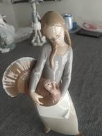 Lladro Porseleinen Beeld - Meisje met Kalkoen, Antiek en Kunst, Ophalen of Verzenden