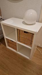 IKEA Kallax Kast met Rotan Mandjes, Huis en Inrichting, Ophalen, Gebruikt, 50 tot 100 cm, Minder dan 100 cm