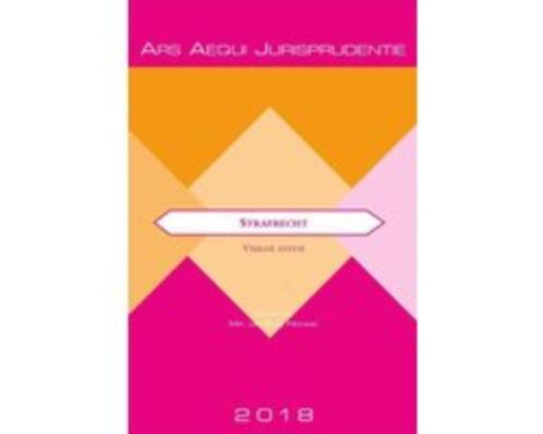 Jurisprudentie Strafrecht 2018 9789492766199, Boeken, Studieboeken en Cursussen, Zo goed als nieuw, HBO, Beta, Verzenden