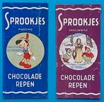 gezocht oud wikkel Sprookjes chocolade repen reep ca 1940, Ophalen of Verzenden, Gebruikt, Verpakking