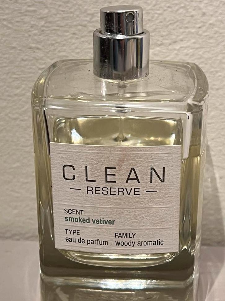 Clean Reserve Smoked Vetiver inhoud: 100 ml, Sieraden, Tassen en Uiterlijk, Uiterlijk | Parfum, Zo goed als nieuw, Ophalen of Verzenden