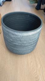 Bloempot / plantenpot – antracietgrijs, Ophalen, Rond, Binnen, Zo goed als nieuw