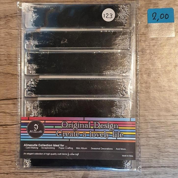 Alinacutle stempel - Nieuw!, Hobby en Vrije tijd, Scrapbooking, Nieuw, Versiering of Embellishment, Overige merken, Ophalen of Verzenden