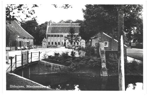 958168	Uithuizen	Groningen	Menkemaborgh	Niet gelopen, Verzamelen, Ansichtkaarten | Nederland, Gelopen, Groningen, 1960 tot 1980