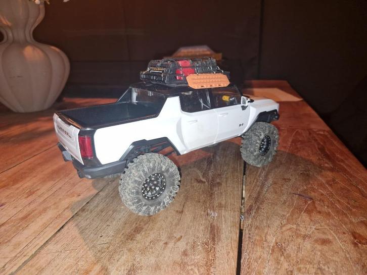 Rc crawler 1/18 Hummer EV, Hobby en Vrije tijd, Modelauto's | 1:18, Zo goed als nieuw, Auto, Overige merken, Ophalen