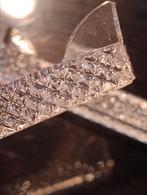 Antieke kristallen messenleggers in casette, Ophalen of Verzenden