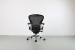 Herman Miller Aeron bureaustoelen, aluminium, type B, Grijs, Gebruikt, Bureaustoel, Gaming bureaustoel