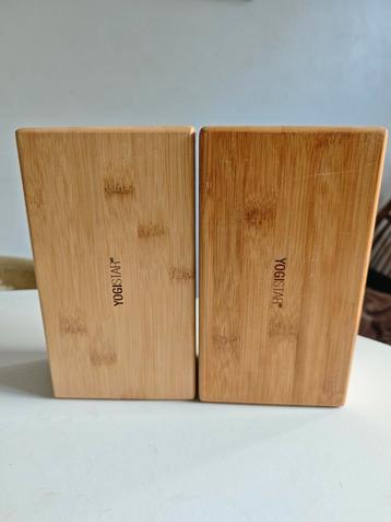 Yoga bamboe blokken 2 stuks van Yogi Star was €17,80 p.s beschikbaar voor biedingen