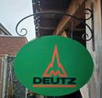 Dubbelzijdig DEUTZ UITHANGBORD (incl. beugel), Ophalen of Verzenden, Nieuw, Reclamebord