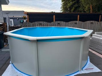 Nieuwe”stalen zwembad  beschikbaar voor biedingen