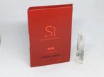 Parfum proefje Si Passione Eclat Armani 1,2 ml edp, Ophalen of Verzenden, Nieuw, Proef of Tester, Gevuld