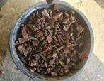 10 kg franse  boomschors grove  stukken houtsnippers, Tuin en Terras, Grind, Keien en Split, Ophalen of Verzenden, Bruin, Overige materialen