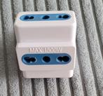 Stopcontact - adapter, 3 Italiaanse stopcontacten 10A, Ophalen of Verzenden, Zo goed als nieuw, Stopcontact