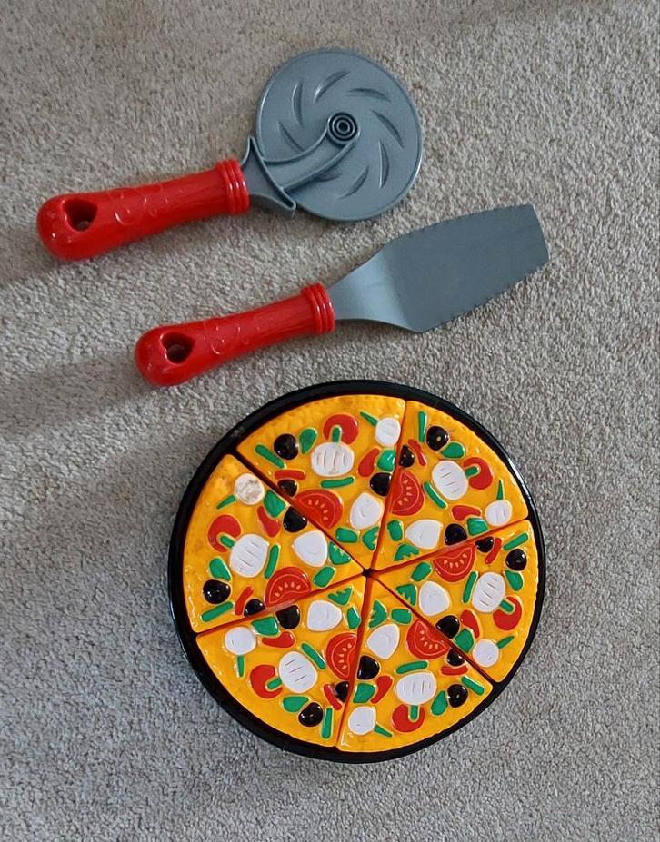 Speelgoed pizza, Huis en Inrichting, Keuken | Tupperware, Gebruikt, Overige typen, Ophalen of Verzenden
