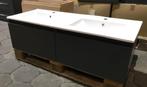 nieuw badmeubel 120x46, antracietMAT, 2 lades, spiegel+WT, Doe-het-zelf en Verbouw, Ophalen, RLS GRONINGEN, Overige typen, Nieuw