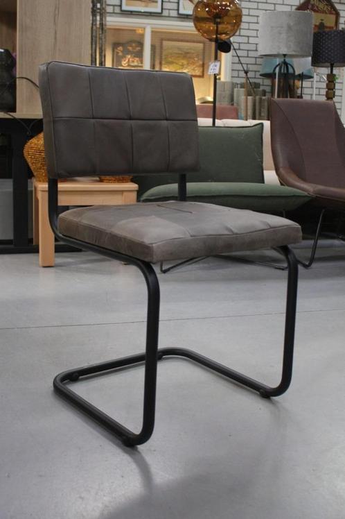 10 x eetkamerstoel Nelson Jess Design metaal leer sledestoel, Huis en Inrichting, Stoelen, Zo goed als nieuw, Vijf, Zes of meer stoelen