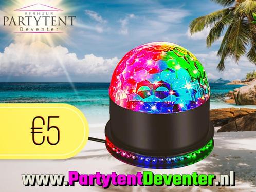 Feestje! Party discobol + evt statafels/ heaters etc., Hobby en Vrije tijd, Feestartikelen | Verhuur, Nieuw, Ophalen