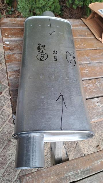 Nieuwe USA Uitlaat Knalpot - 58x27x12 cm beschikbaar voor biedingen