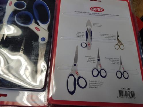 Nu deze 3 Opry scharen sets voor een koopje, Hobby en Vrije tijd, Stoffen en Lappen, Nieuw, Katoen, 30 tot 120 cm, 30 tot 200 cm