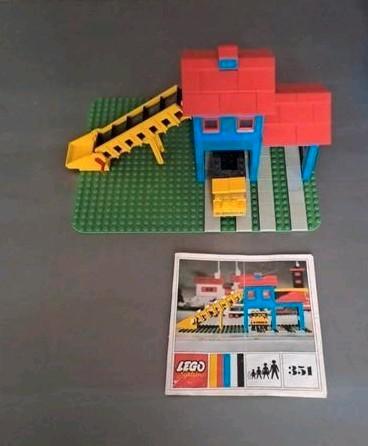 Lego 351 Gravel Depot met Truck - Vintage!, Kinderen en Baby's, Speelgoed | Duplo en Lego, Gebruikt, Lego, Complete set, Ophalen of Verzenden