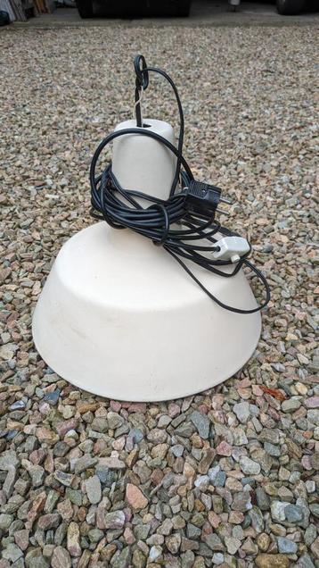 Vintage industriële fabriekslamp, 31 cm hoog beschikbaar voor biedingen