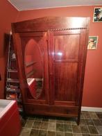 antieke linnen kast, Ophalen, Gebruikt, 100 tot 150 cm, Art deco