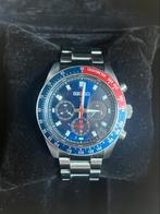 Seiko Prospex Speedtimer Pepsi SSC913P1, Ophalen, Gebruikt, Staal, Polshorloge