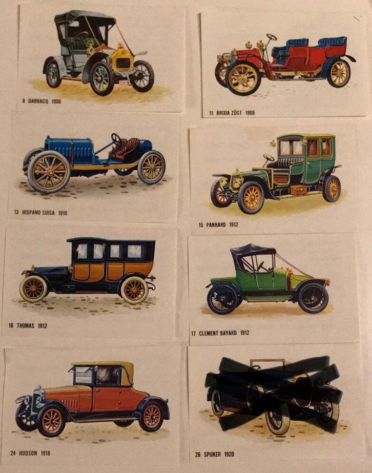 Oldtimer plaatjes voor plakboek van Bolletje, Boeken, Prentenboeken en Plaatjesalbums, Gelezen, Plaatjesalbum, Ophalen of Verzenden