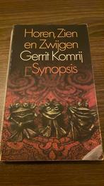 Horen, Zien en Zwijgen Gerrit Komrij, Boeken, Ophalen of Verzenden, Zo goed als nieuw