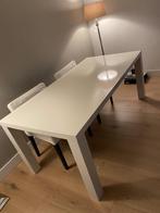 IKEA tafel toresund wit hoogglans 180/90 eettafel, Huis en Inrichting, Tafels | Eettafels, 200 cm of meer, Gebruikt, Rechthoekig