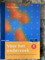 Voor het onderzoek, de probleemstelling als basis voor prakt, Hans van Keken, Nieuw, Beta, HBO